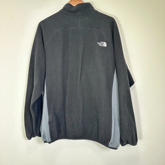 The North Face Men's Black Fleece 1/2 Zip Pullover Sweater Outdoor Size‎ XXL - Picture 2 of 11